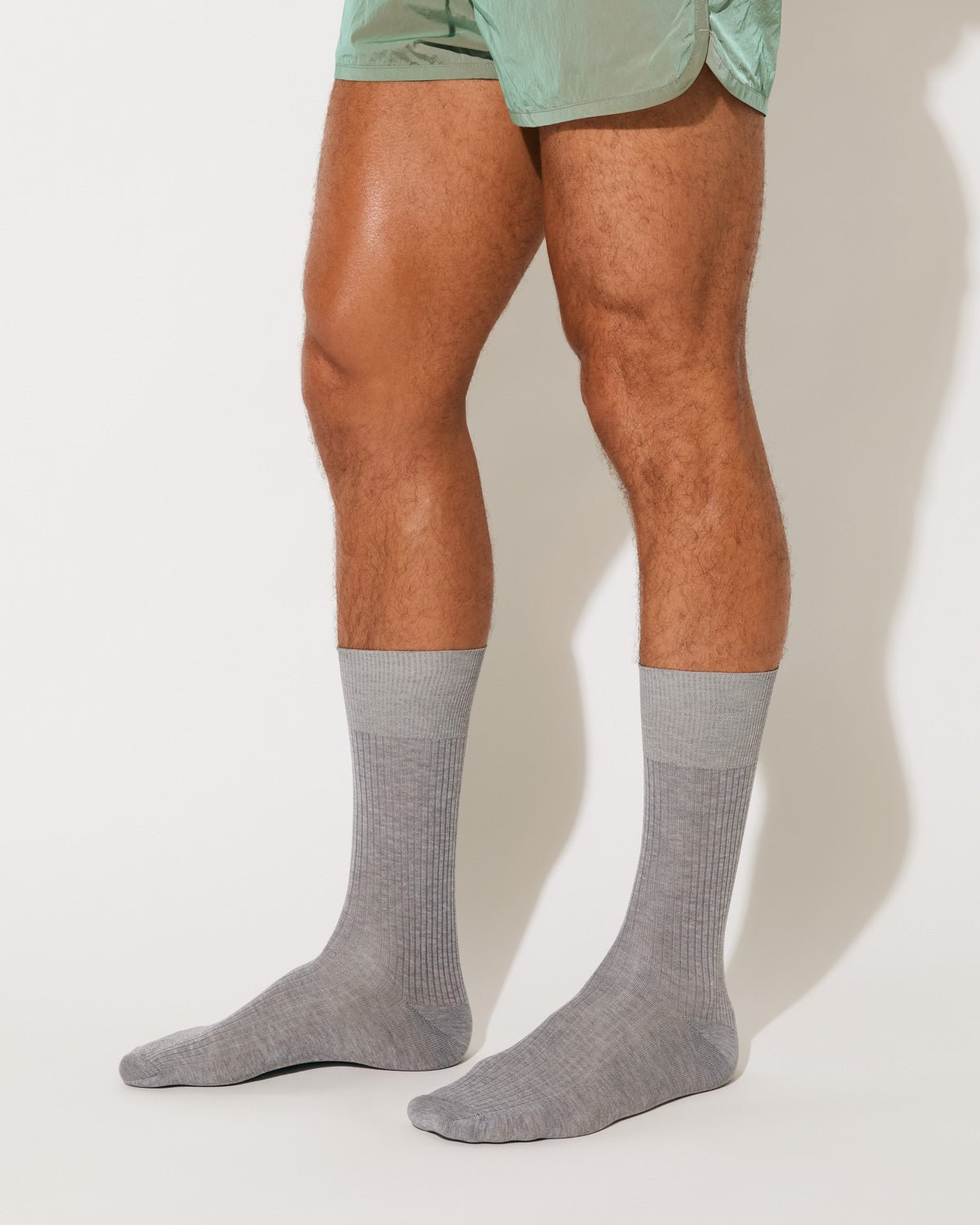 Mid Length Rib Socks