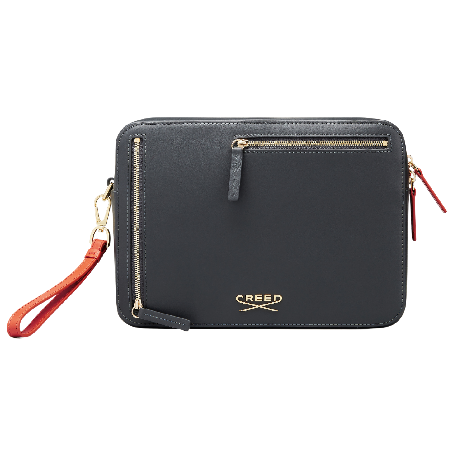 Graphite Large Leather Travel Companion